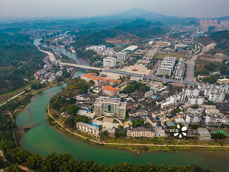 广西贺州平桂区建筑图片素材