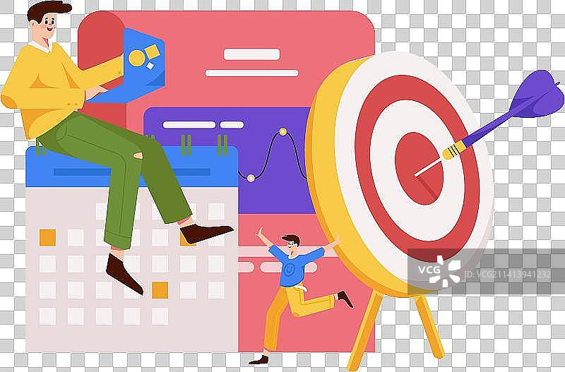 做好规划商务人物扁平矢量概念运营插画图片素材