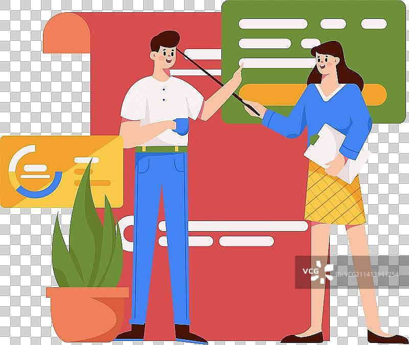 做好规划商务人物扁平矢量概念运营插画图片素材