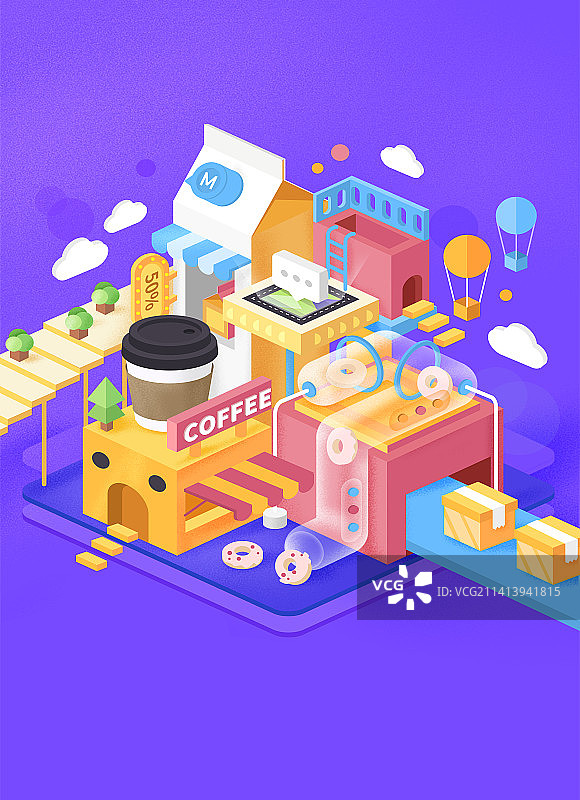 ui手机引导页图片素材