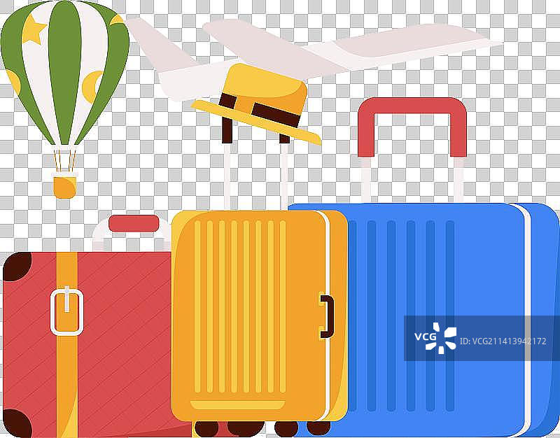 节假日旅游出行人物互联网背景矢量插画图片素材