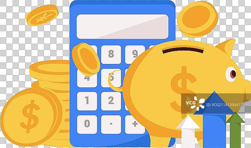 互联网金融理财投资扁平矢量概念运营插画图片素材