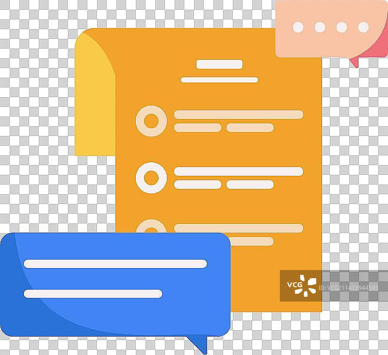 邀请好友进行测评调查扁平矢量概念运营插画图片素材