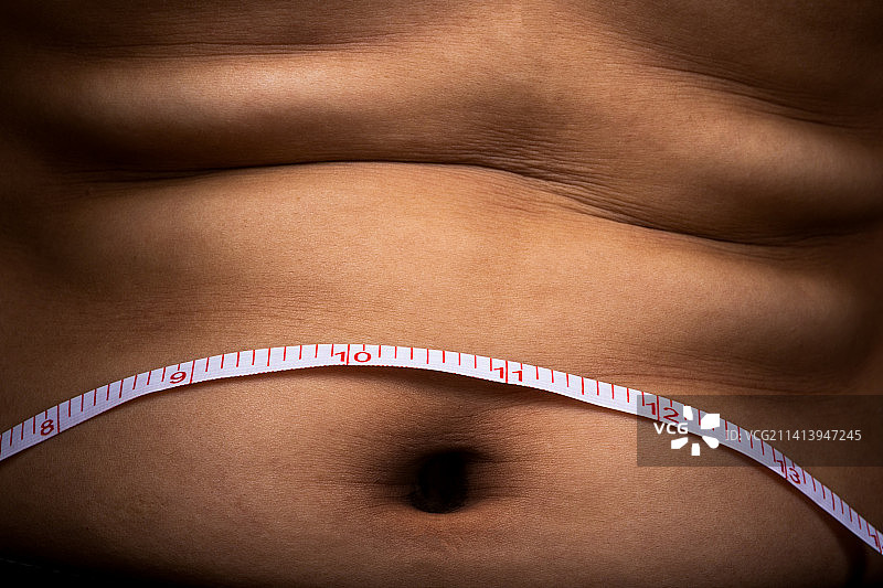 肥胖的肚子需要减肥图片素材