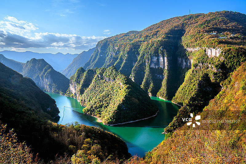 远安灵龙峡图片素材