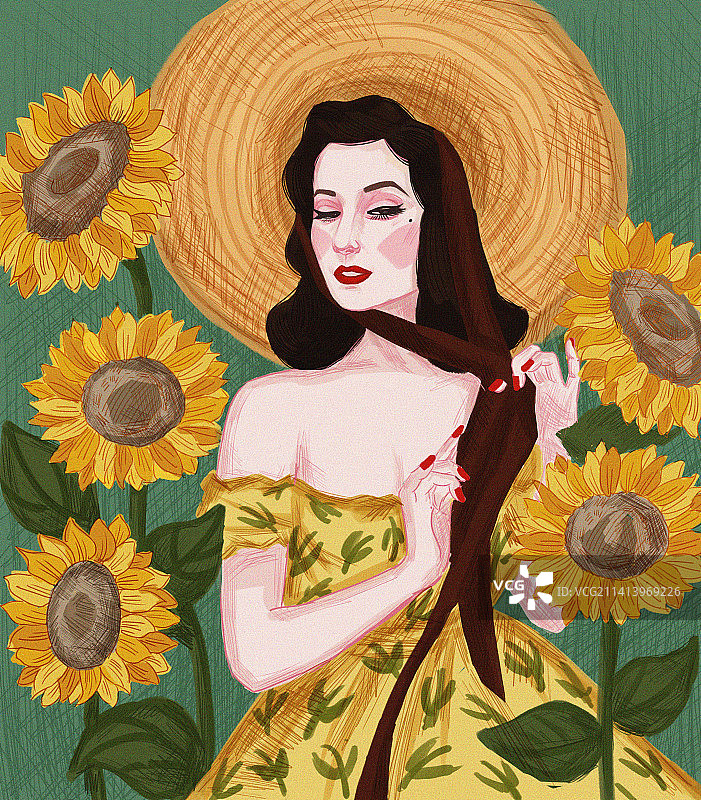 浪漫夏日/户外赏花图片素材