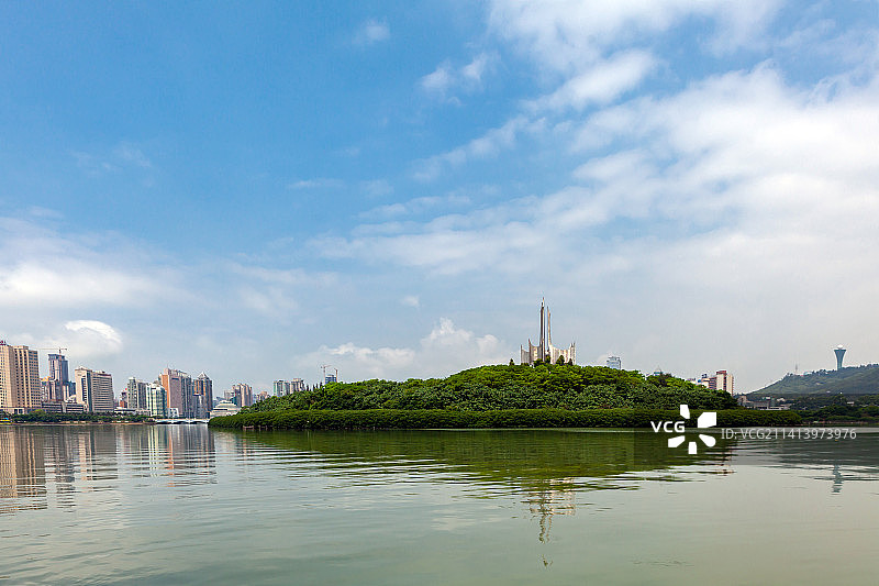 福建厦门白鹭洲筼筜湖图片素材