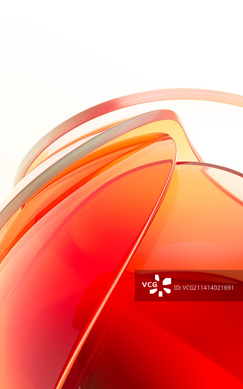 透明渐变彩色玻璃背景3D渲染图片素材