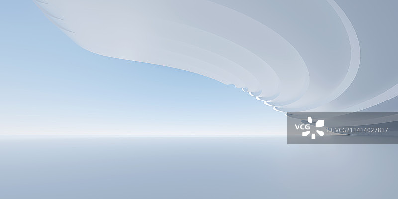 空间简约场景图片素材