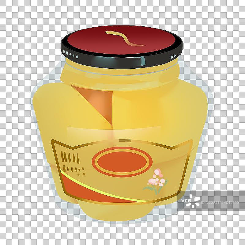 黄桃罐头图片素材