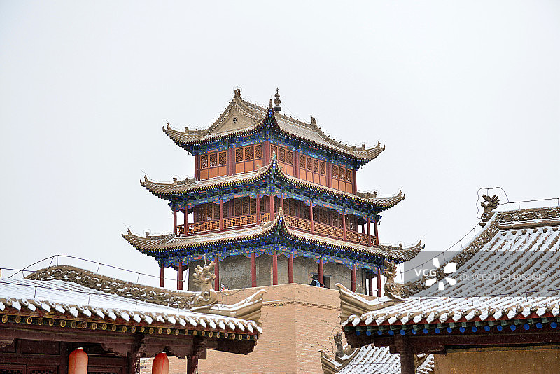 嘉峪关城楼图片素材