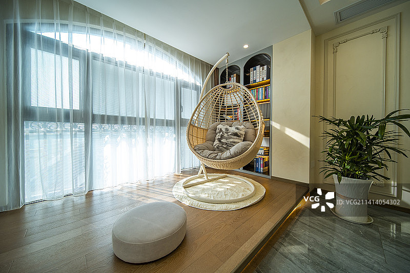 阳台吊蓝 吊椅图片素材