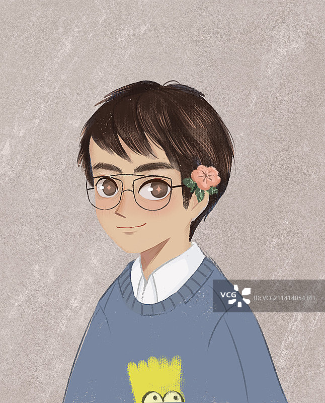 男生头像图片素材