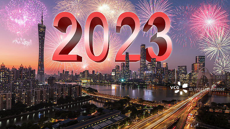 2023年广州烟花图片素材