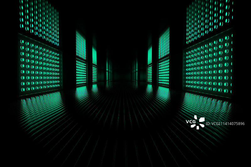 3D霓虹灯空间背景图片素材