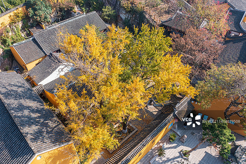 苏州光福永慧禅寺秋天图片素材