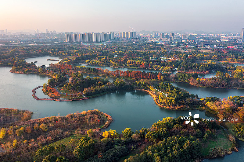苏州虎丘湿地公园图片素材