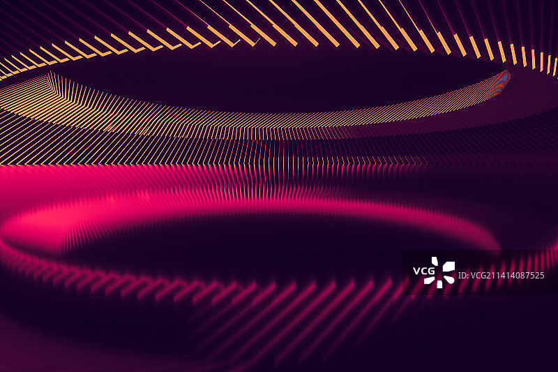 3D霓虹灯空间背景图片素材