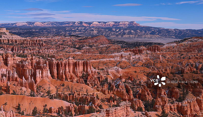 美国犹他州布莱斯峡谷国家公园全景风光图片素材