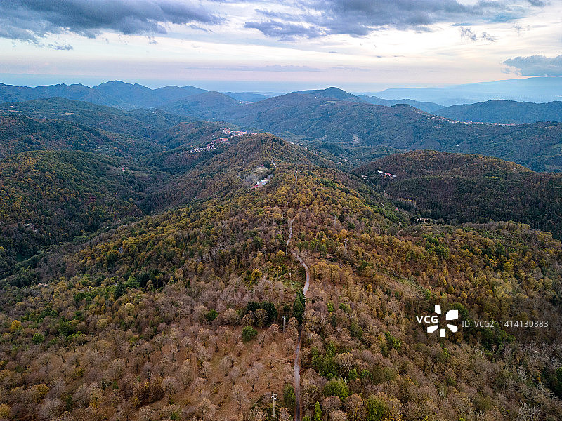 意大利卡坦扎罗省高空景观图片素材