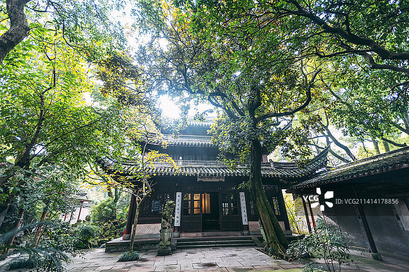 浙江宁波天一阁博物馆尊经阁图片素材