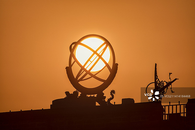 日落古观象台图片素材