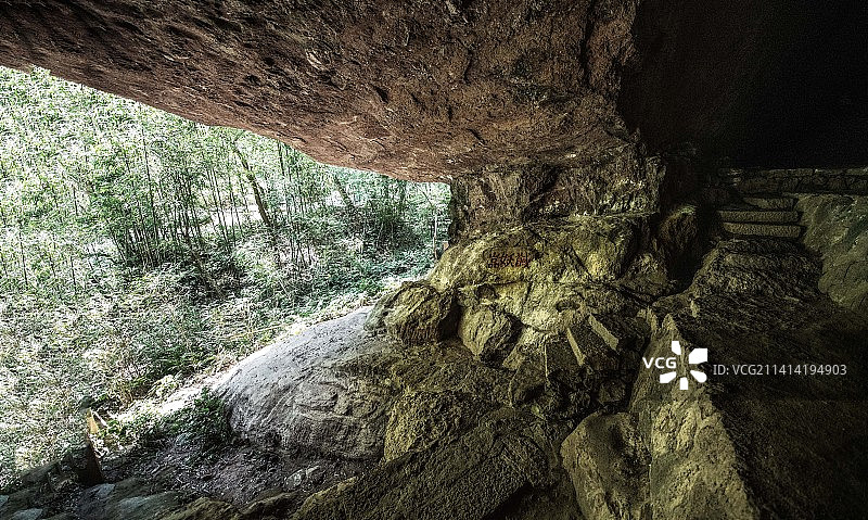 武夷山之一线天图片素材