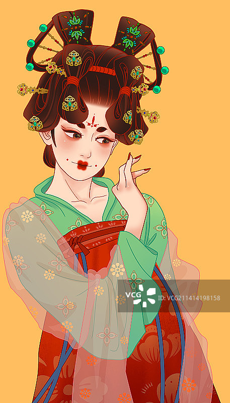 古风美女图片素材