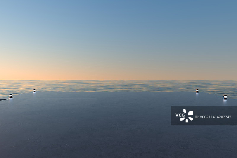 海边停车场图片素材