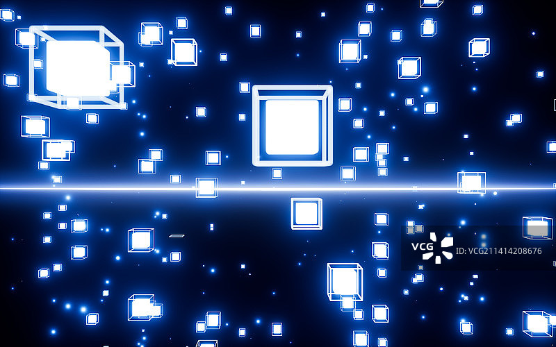 霓虹光线隧道背景3D渲染图片素材