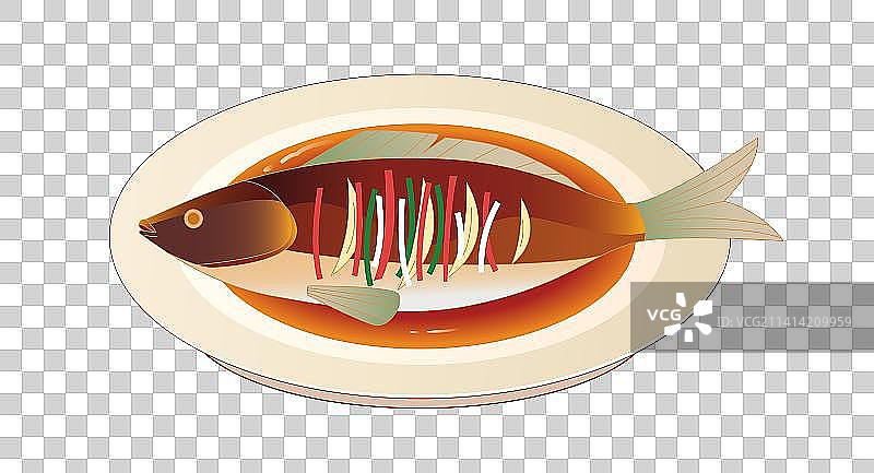 年夜饭年菜之蒸鱼图片素材