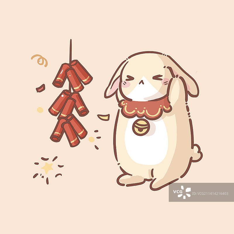 2023年兔年插图图片素材