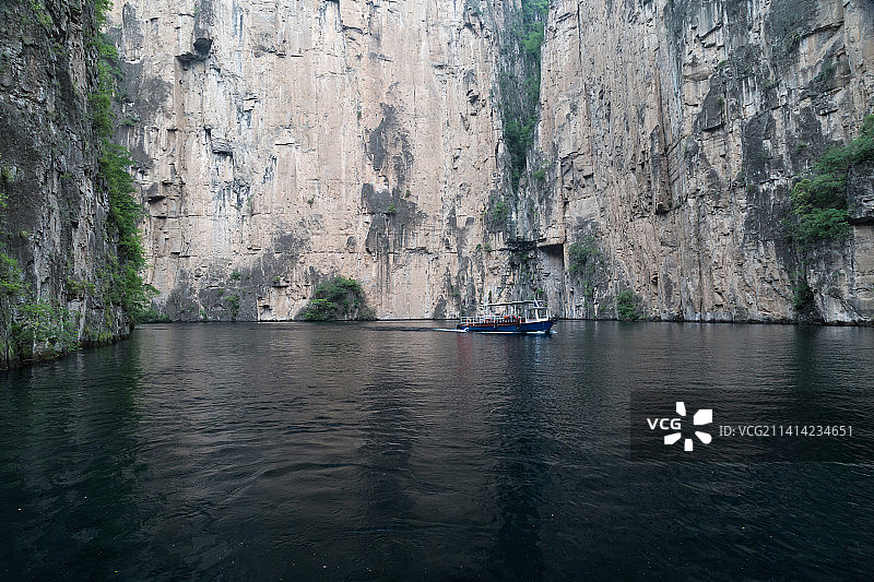 八泉峡独特景观图片素材