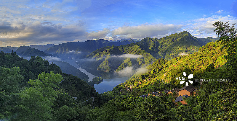新安晨曦图片素材