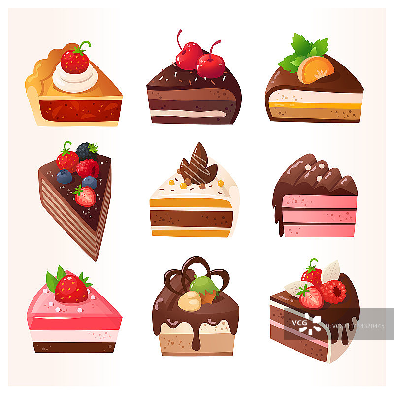 面包店和巧克力香草糕点甜点图片素材