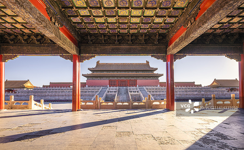 乾清门的冬日图片素材