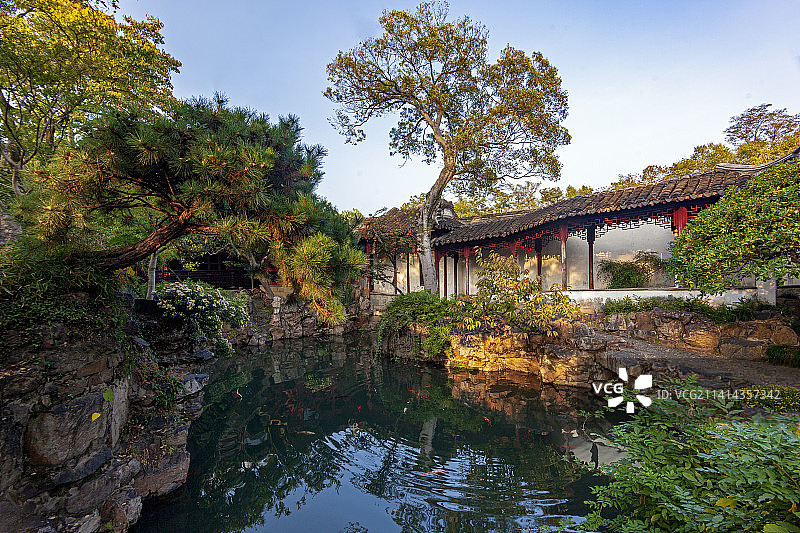 耦园秋阳图片素材