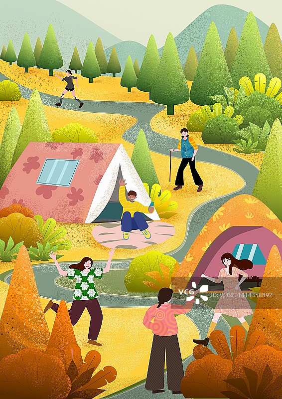 露营风景图片素材