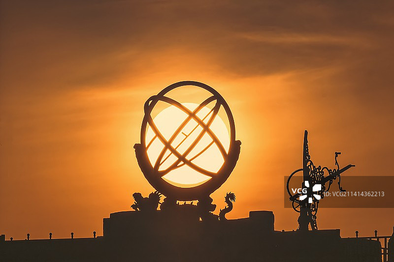 古观象台悬日图片素材