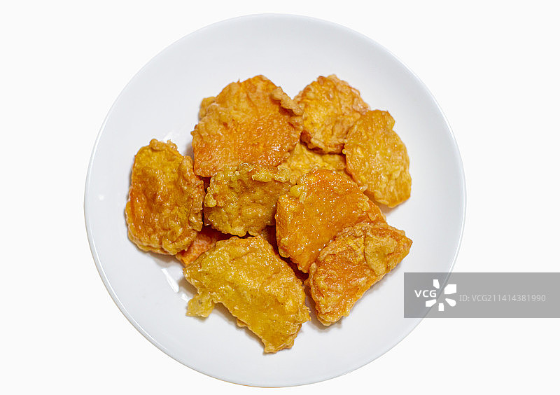 油炸红薯片图片素材