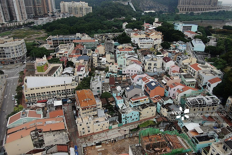 澳门氹仔官也街图片素材