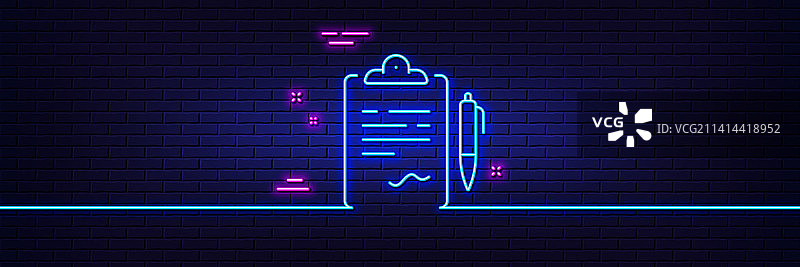 剪贴板文档协议线性图标图片素材