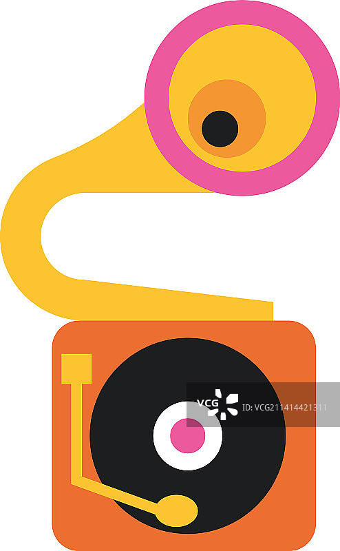 留声机复古音响设备图片素材