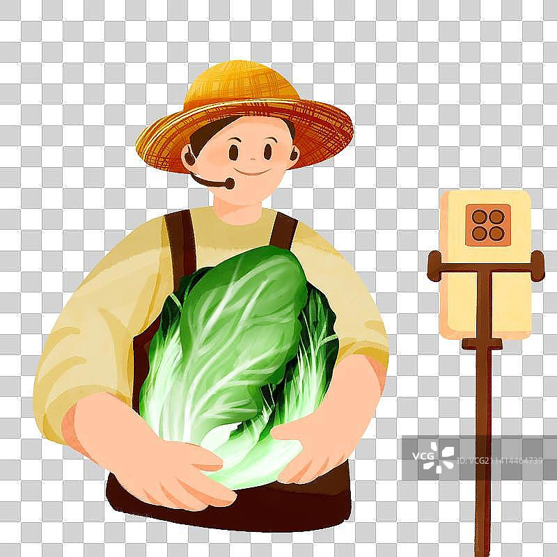 农村电商直播人物图片素材