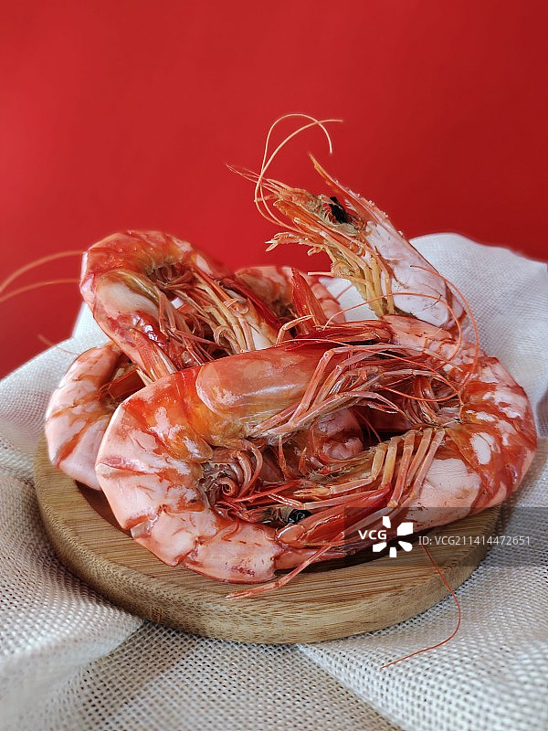 静物拍摄对虾图片素材