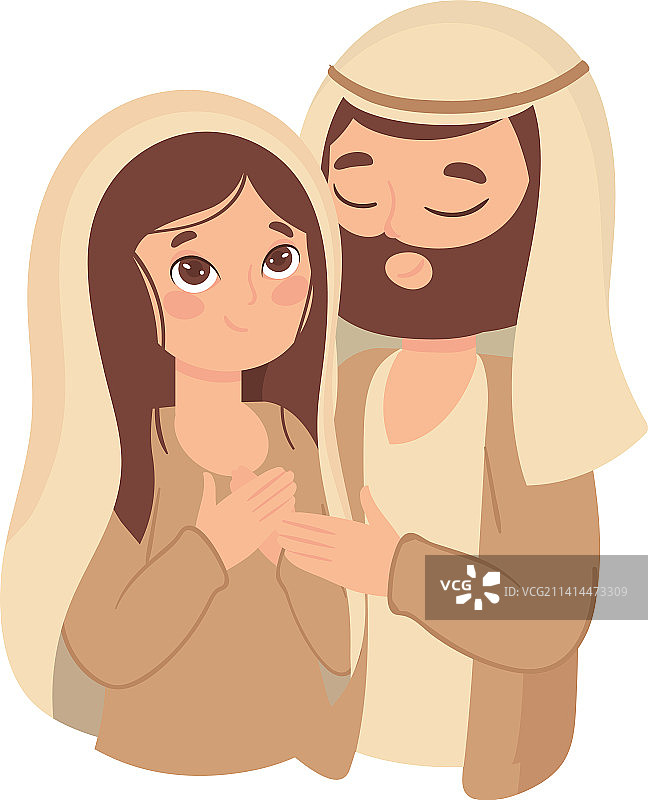 圣母玛利亚与约瑟夫图片素材