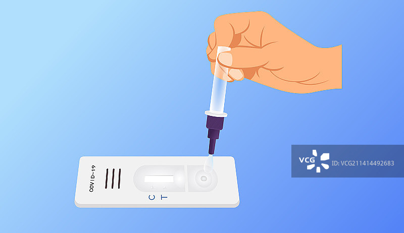 居家防疫自测抗原图片素材