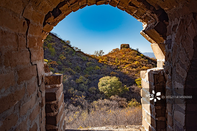 北京延庆长城国家公园八达岭古长城图片素材