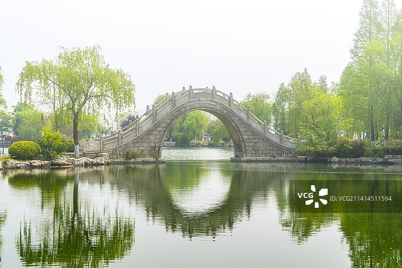 徐州小南湖中式园林风景图片素材