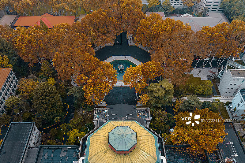 航拍东南大学图片素材